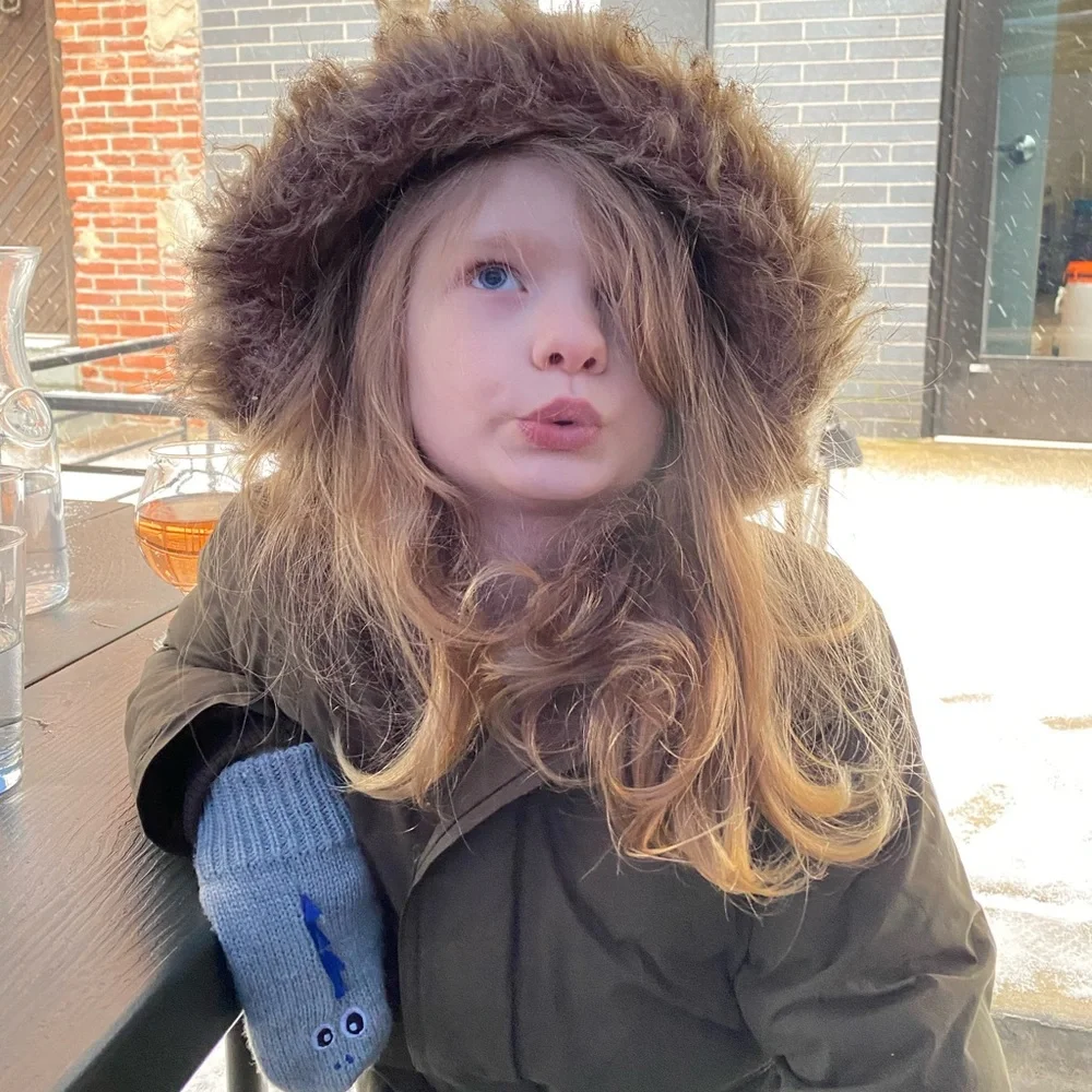 old navy | olive green parka fur-trimmed hood 5t